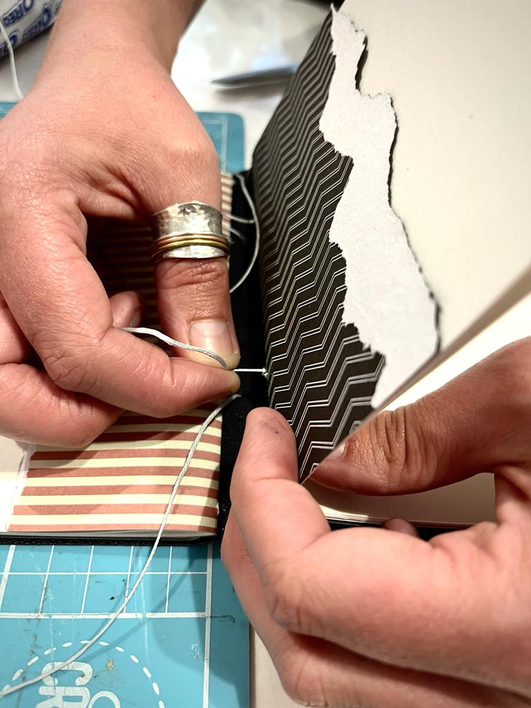 Two-Day Hand Bookbinding Workshop - 1 + 1 = 1 Gallery