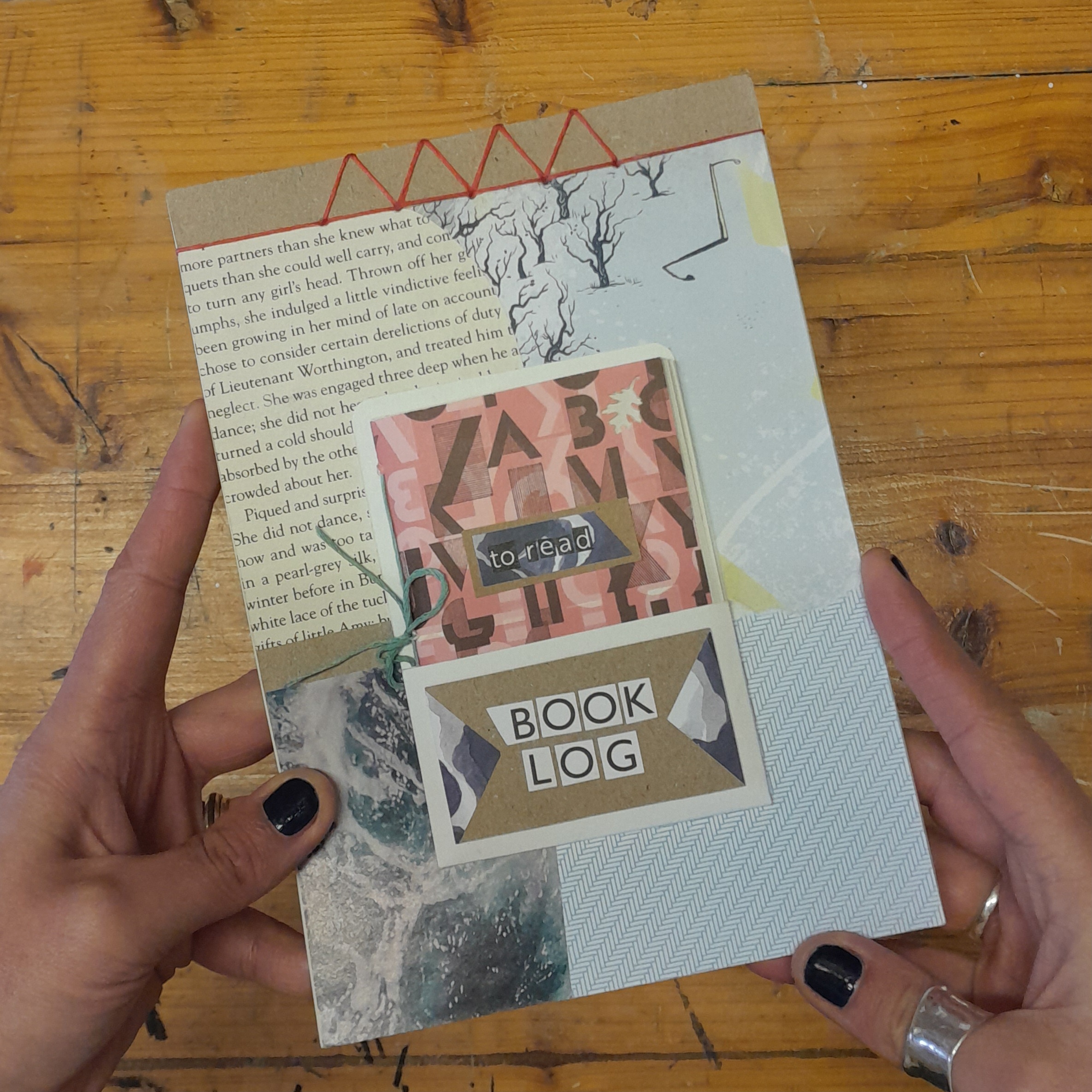 DIY Book Log - online course with kit