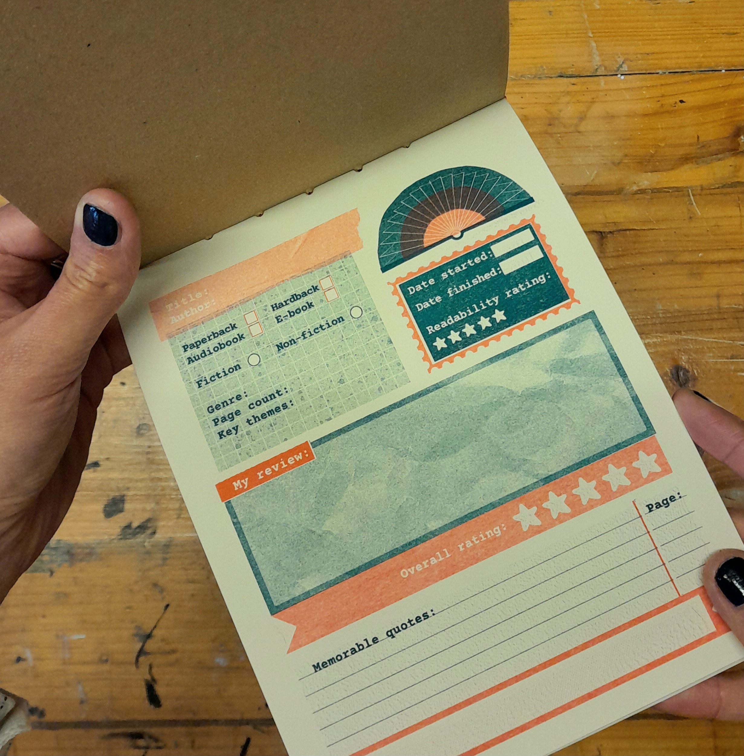 DIY Book Log - online course with kit - Image 2