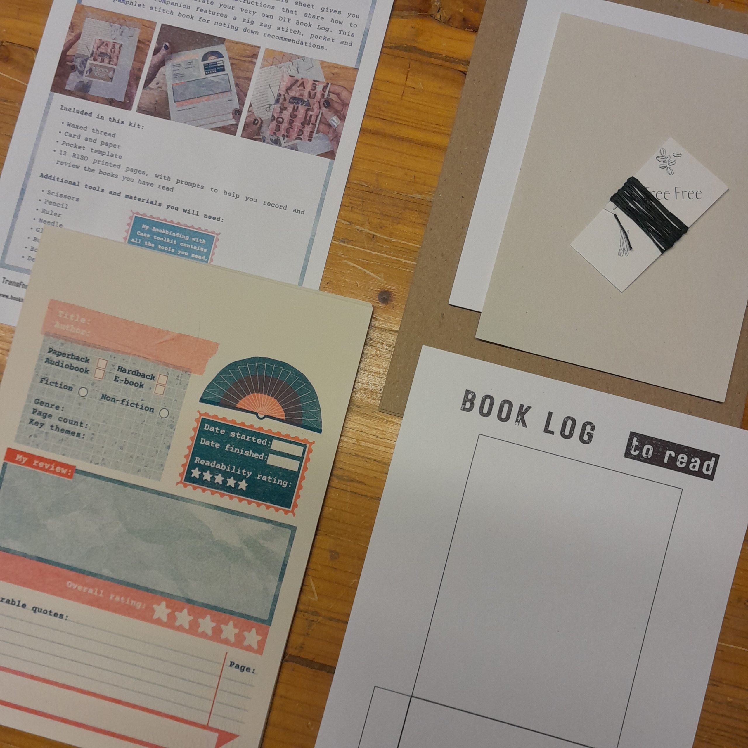 DIY Book Log - online course with kit - Image 6